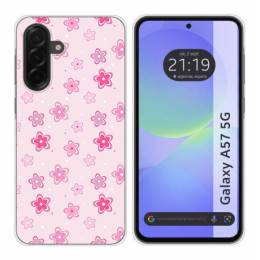 Funda Silicona para Samsung Galaxy A57 5G diseño Flores...