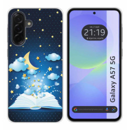 Funda Silicona para Samsung Galaxy A57 5G diseño Libro...