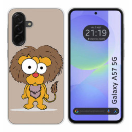 Funda Silicona para Samsung Galaxy A57 5G diseño Leon...