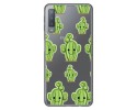 Funda Gel Transparente para Samsung Galaxy A7 (2018) diseño Cactus Dibujos