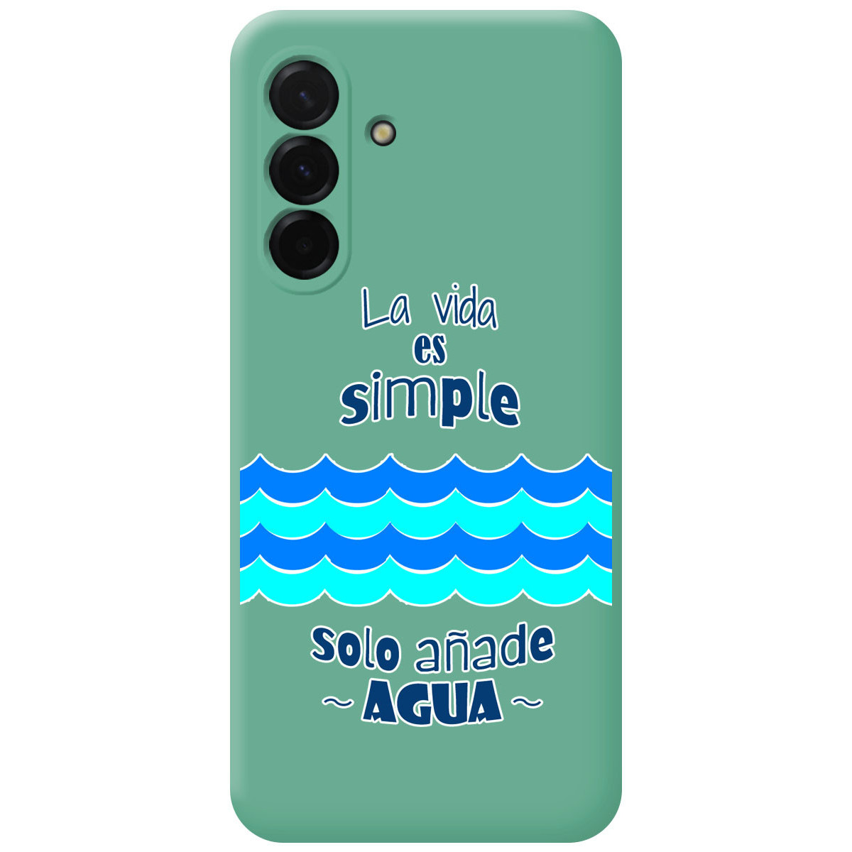 Funda Silicona Líquida Verde para Samsung...