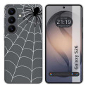 Funda Silicona Transparente para Samsung Galaxy S26+ Plus 5G diseño Araña Dibujos