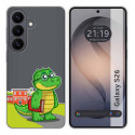 Funda Silicona Transparente para Samsung Galaxy S26+ Plus 5G diseño Coco Dibujos