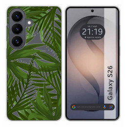 Funda Silicona Transparente para Samsung Galaxy S26+ Plus 5G diseño Jungla Dibujos