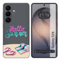 Funda Silicona Transparente para Samsung Galaxy S26+ Plus 5G diseño Summer Dibujos