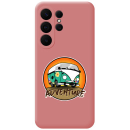 Funda Silicona Líquida Rosa para Samsung Galaxy S26 Ultra 5G diseño Adventure Dibujos