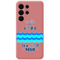 Funda Silicona Líquida Rosa para Samsung Galaxy S26 Ultra 5G diseño Agua Dibujos