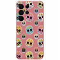Funda Silicona Líquida Rosa para Samsung Galaxy S26 Ultra 5G diseño Catrina Dibujos