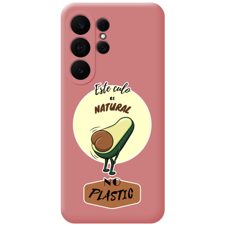 Funda Silicona Líquida Rosa para Samsung Galaxy S26 Ultra 5G diseño Culo Natural Dibujos