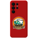 Funda Silicona Líquida Roja para Samsung Galaxy S26 Ultra 5G diseño Adventure Dibujos