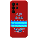Funda Silicona Líquida Roja para Samsung Galaxy S26 Ultra 5G diseño Agua Dibujos
