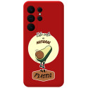 Funda Silicona Líquida Roja para Samsung Galaxy S26 Ultra 5G diseño Culo Natural Dibujos