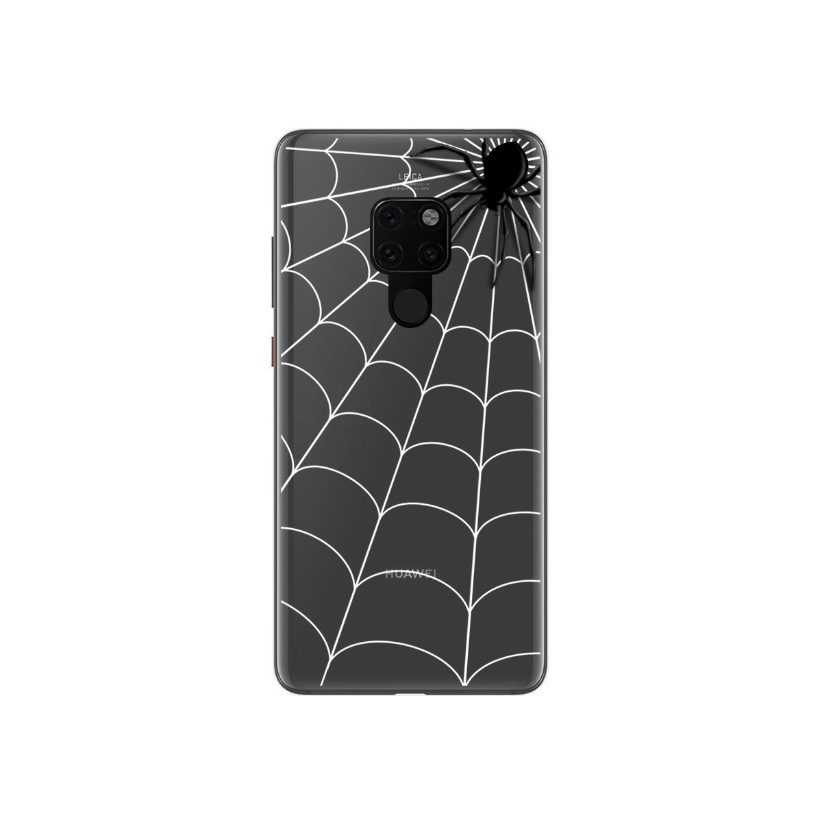 Funda Gel Transparente para Huawei Mate 20 Diseño Araña Dibujos