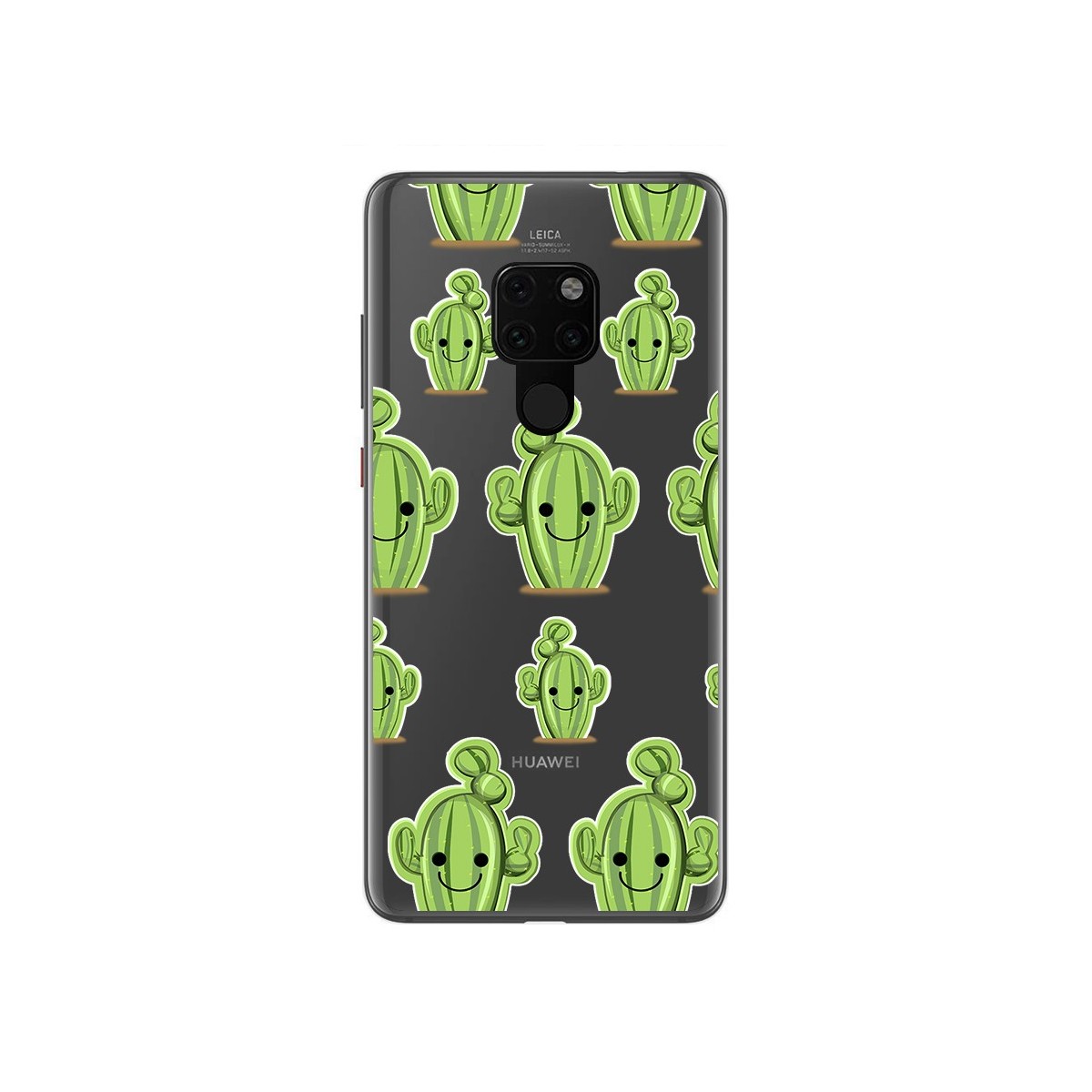 Funda Gel Transparente para Huawei Mate 20 Diseño Cactus Dibujos