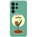 Funda Silicona Líquida Verde para Samsung Galaxy S26 Ultra 5G diseño Culo Natural Dibujos