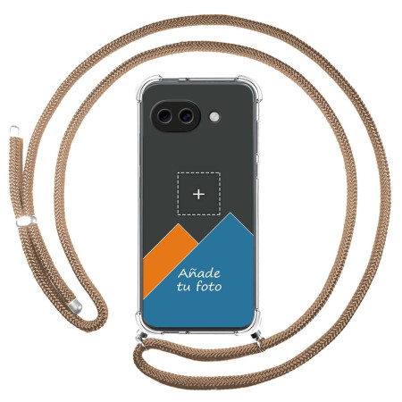 Personaliza tu Funda Colgante Transparente para Google Pixel 10a 5G con Cordon Camel Dibujo Personalizada