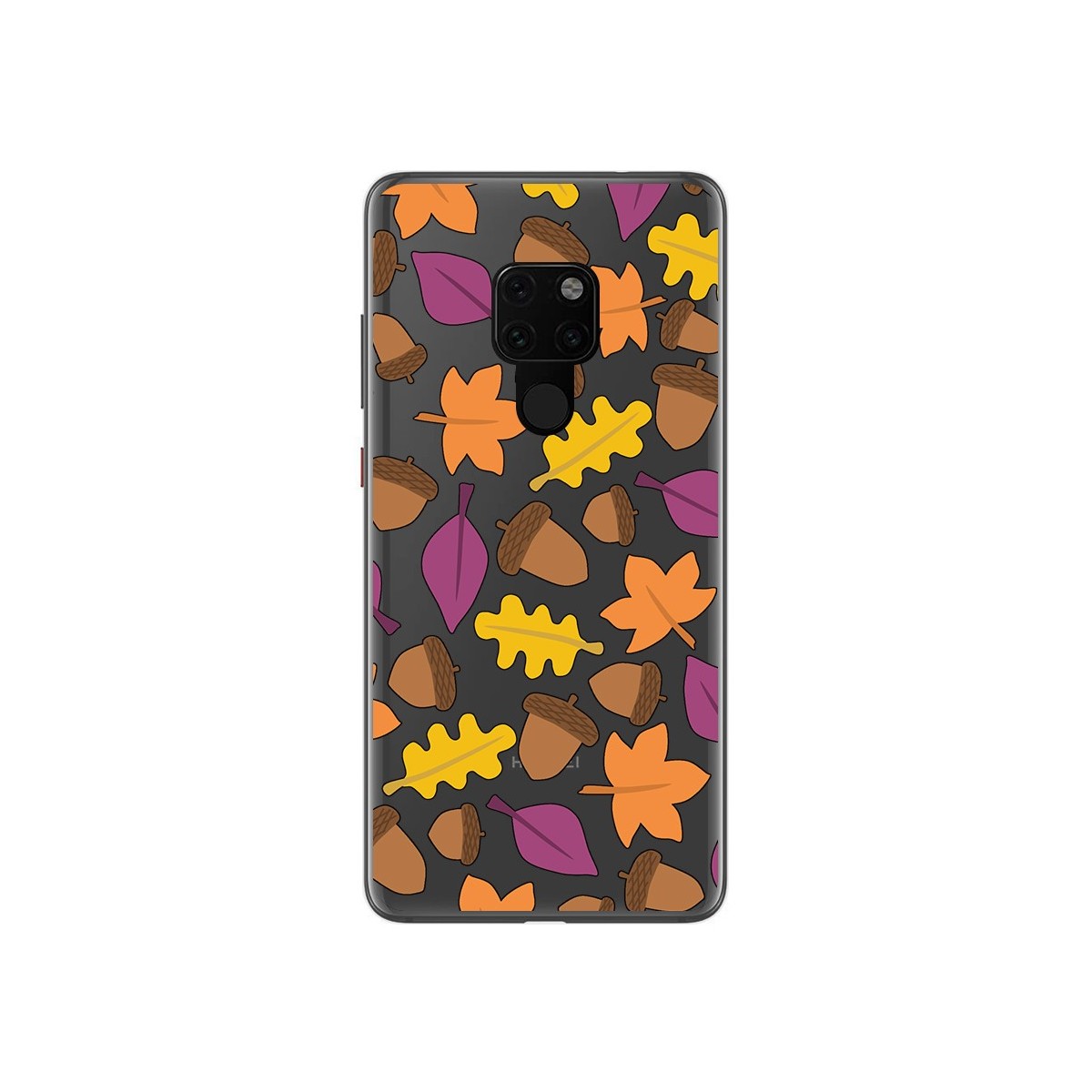 Funda Gel Transparente para Huawei Mate 20 Diseño Otoño Dibujos