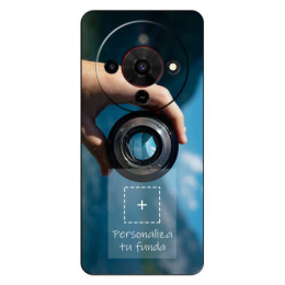 Personaliza tu Funda Silicona Gel Tpu Negra con tu Fotografia para Zte Blade A76 5G Dibujo Personalizada