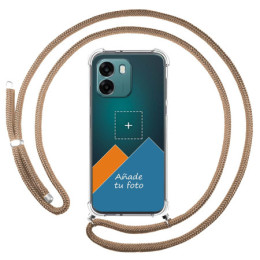 Personaliza tu Funda Colgante Transparente para Oppo A6 4G / 5G con Cordon Camel Dibujo Personalizada