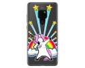 Funda Gel Transparente para Huawei Mate 20 Diseño Unicornio Dibujos