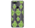 Funda Gel Transparente para Xiaomi Mi 8 Lite diseño Cactus Dibujos