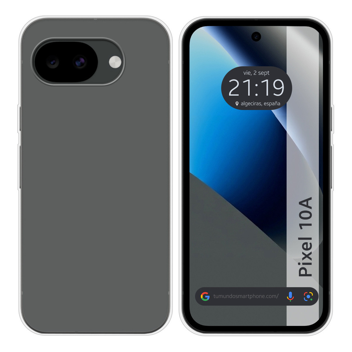 Funda Silicona Gel TPU Transparente para Google...