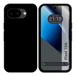 Funda Silicona Gel TPU Negra para Google Pixel 10a 5G