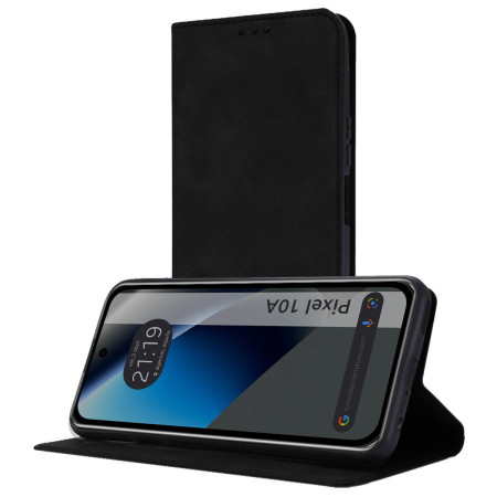 Funda Libro de Polipiel con tarjetero para Google Pixel 10a 5G color Negra