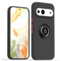 Funda Mate con Borde Negro y Anillo Giratorio 360 para Google Pixel 10a 5G