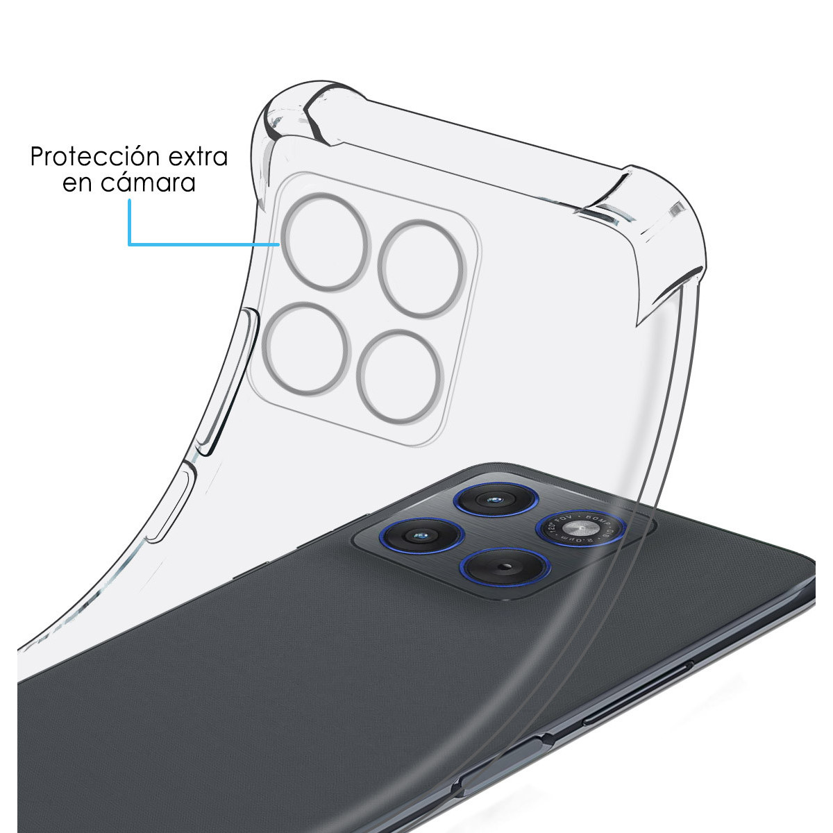 Funda Silicona Antigolpes Transparente para...
