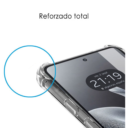 Funda Silicona Antigolpes Transparente para Motorola Edge 70 5G