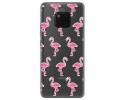 Funda Gel Transparente para Huawei Mate 20 Pro diseño Flamenco Dibujos