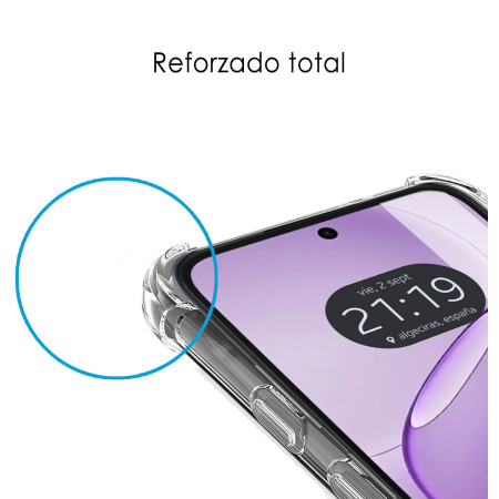 Funda Silicona Antigolpes Transparente para Oppo A6x / A6k