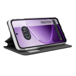 Funda Libro Soporte con Ventana para Oppo A6x / A6k color Negra 2