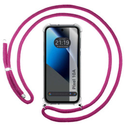 Funda Colgante Transparente para Google Pixel 10a 5G con...