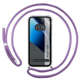 Funda Colgante Transparente para Google Pixel 10a 5G con...