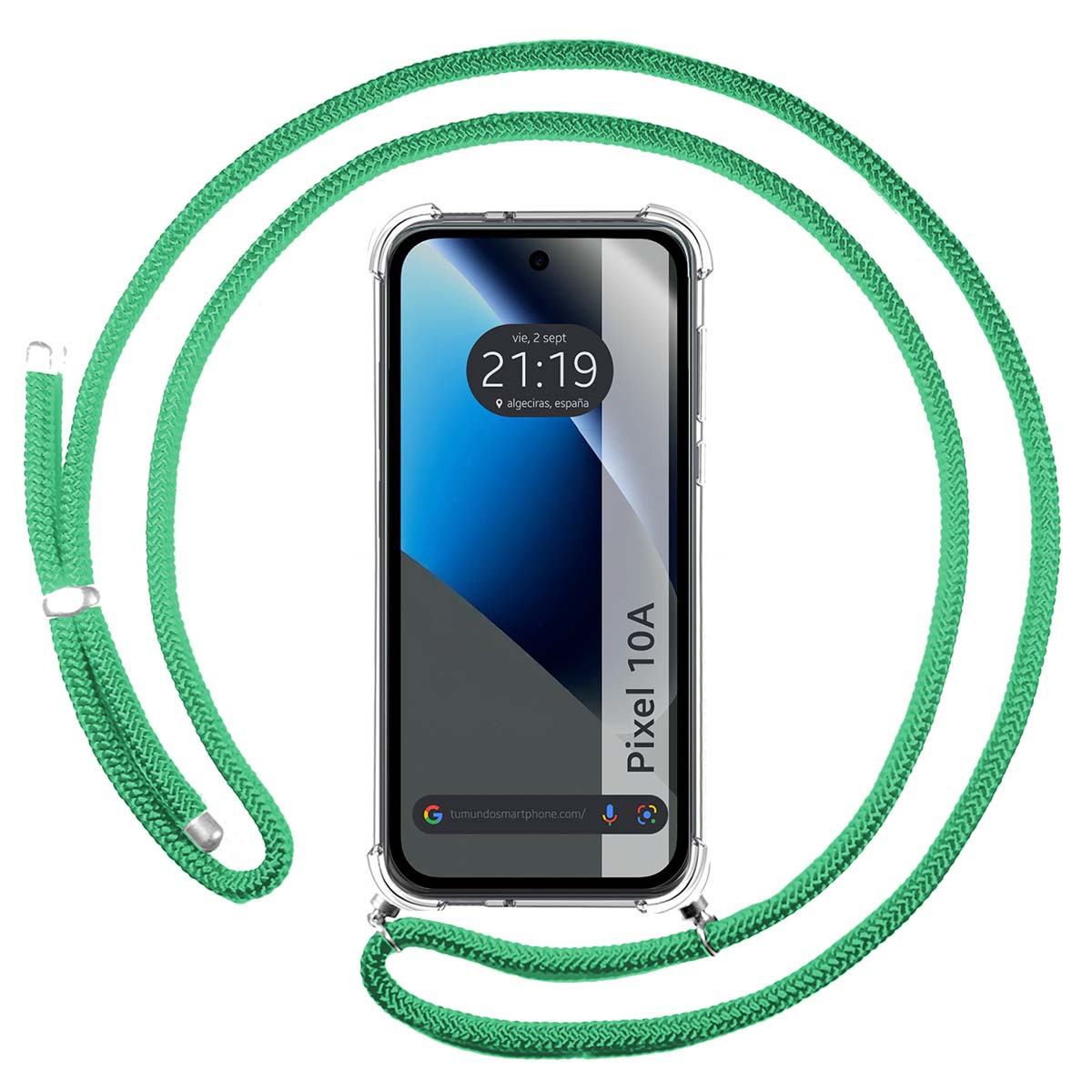 Funda Colgante Transparente para Google Pixel...