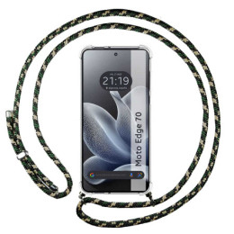 Funda Colgante Transparente para Motorola Edge 70 5G con...