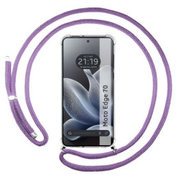 Funda Colgante Transparente para Motorola Edge 70 5G con...