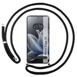 Funda Colgante Transparente para Motorola Edge 70 5G con...