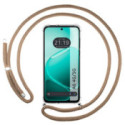 Funda Colgante Transparente para Oppo A6 4G / 5G con Cordon Camel