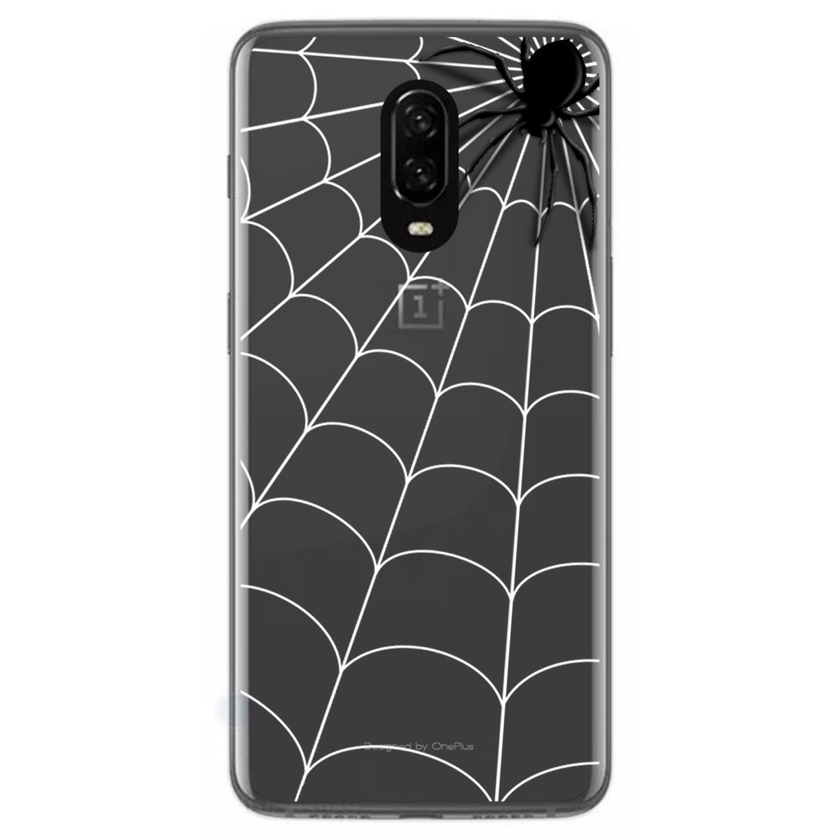 Funda Gel Transparente para Oneplus 6T diseño Araña Dibujos