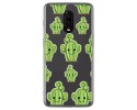 Funda Gel Transparente para Oneplus 6T diseño Cactus Dibujos