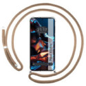 Funda Colgante Transparente para Oppo A6x / A6k con Cordon Camel