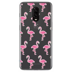 Funda Gel Transparente para Oneplus 6T diseño Flamenco Dibujos