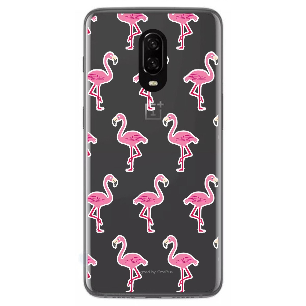 Funda Gel Transparente para Oneplus 6T diseño Flamenco Dibujos
