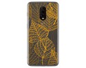 Funda Gel Transparente para Oneplus 6T diseño Hojas Dibujos