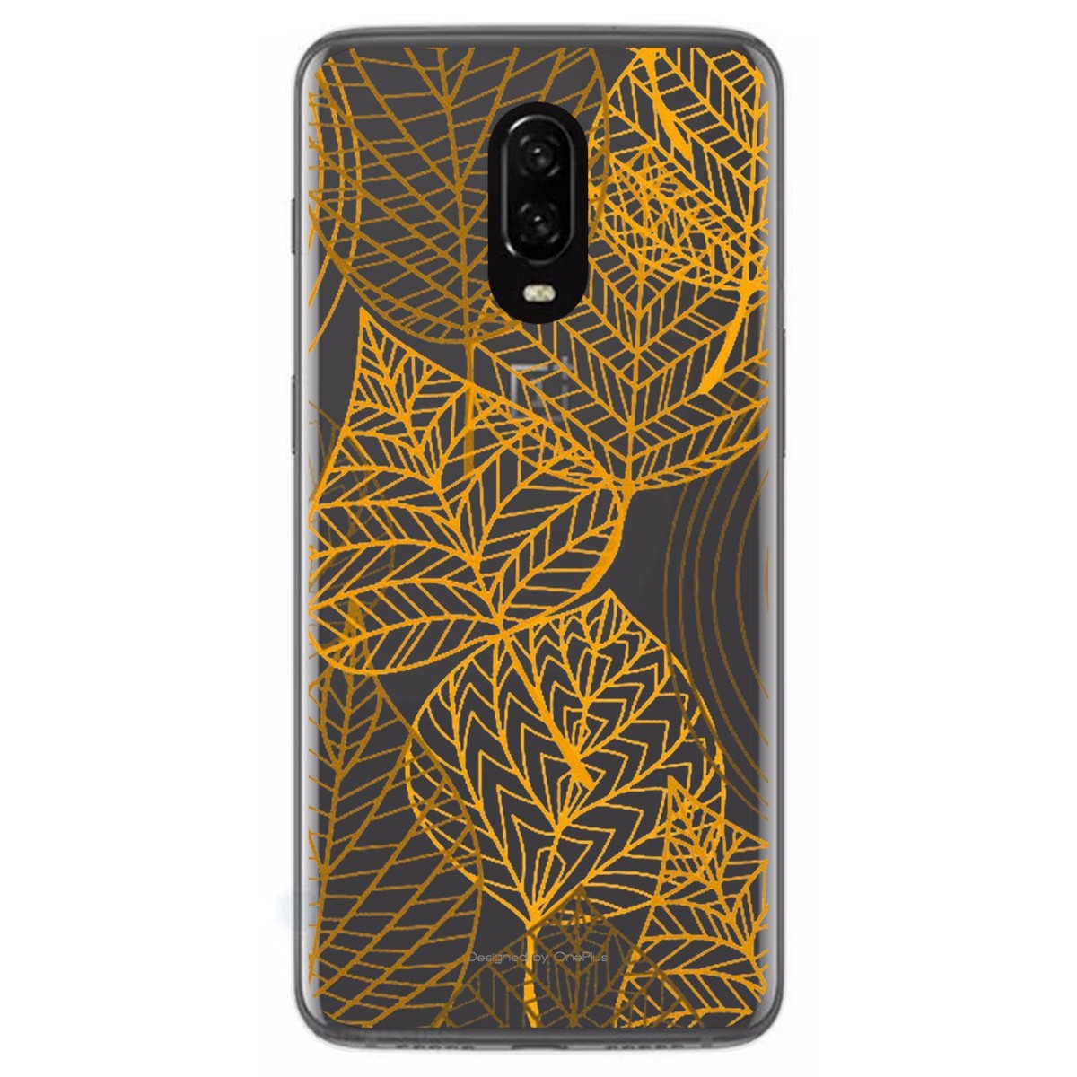 Funda Gel Transparente para Oneplus 6T diseño Hojas Dibujos