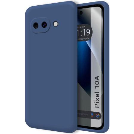 Funda Silicona Líquida Ultra Suave para Google Pixel 10a 5G color Azul