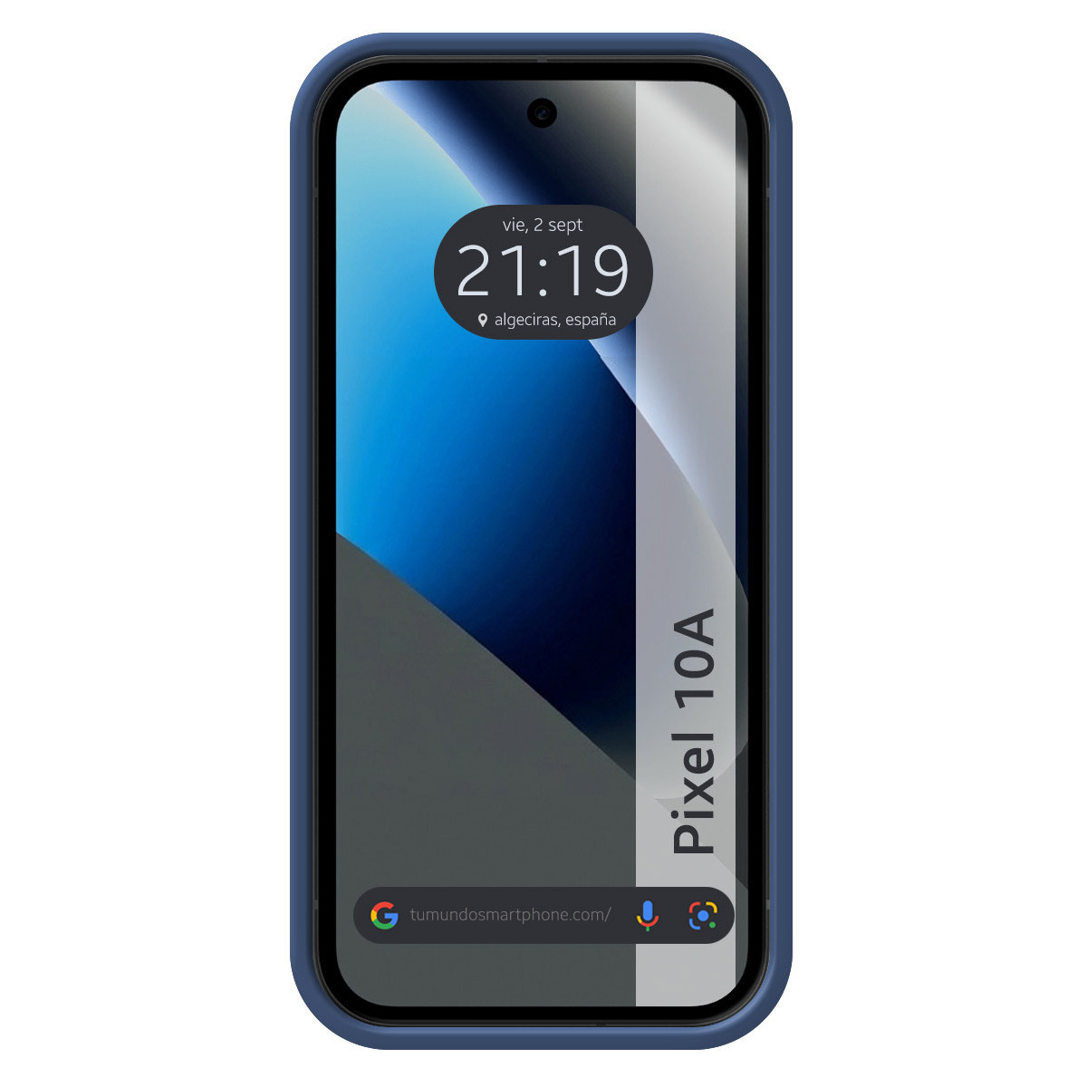 Funda Silicona Líquida Ultra Suave para Google Pixel 10a 5G color Azul